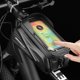 thumbnail image 4 of Bolsa impermeable para bicicleta de montaña y carretera, funda de teléfono con pantalla táctil de 6,5 pulgadas, para marco de tubo frontal superior, 4 of 5