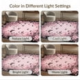 thumbnail image 7 of ODIKA Gothic Vintage Moth Butterfly Baroque Filigree Shaped Pink Print Foldable Easy Care for King Size Bedroom, Master Suite, Under Bed, 7 of 7