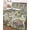Sage Green Cherry Pink, variant on Twin Quilt Bedding Set, Green Botanical Reversible Summer Quilt 3 Pieces, Spring Floral Summer Botanical Rustic Lightweight Bedspreads Coverlets with 2 Pillow Shams for All Seasons