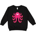 thumbnail image 2 of Inktastic Octopus Sea Creature Pink Girls Toddler Sweatshirt, 2 of 4
