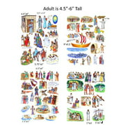 Story  Life of Jesus 13 Bible Stories Felt Figures for Flannel Board- Precut  Ready to Use!