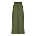 thumbnail image 7 of Wenyuyu Women's Palazzo Pants with Pockets Lounge Wide Leg High Waisted Trousers Flowy Solid Color Y2K Cargo Trousers, 7 of 7