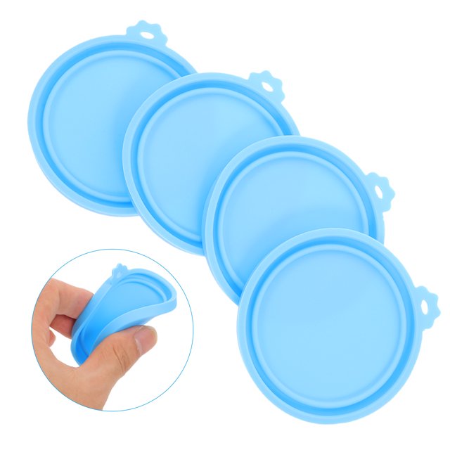 FESTFENDS 4Ud Cubiertas De Silicona Para De Comida Para Perros Con Hermético Y Textura Suave