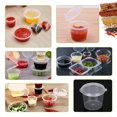 thumbnail image 4 of Contenedores de limo Contenedores de almacenamiento de limo Tapa adjunta limo Taza de condimento de salsa desechable, 4 of 7