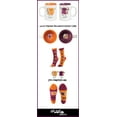 thumbnail image 6 of Peanut Butter & Jelly Opposite Colored Complimentary Socks, 6 of 7