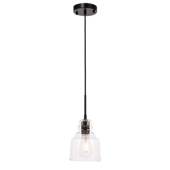 Living District Ld6195bk Pierce 1 Light Black Clear Seeded Glass Pendant Com - Clear Seeded Glass Pendant Lights Living District Ld6195bk Pierce 1 Light Black Clear Seeded Glass Pendant Com - Clear Seeded Glass Pendant Lights