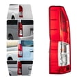 thumbnail image 2 of Left Outer Taillight for 2019-2023 Toyota Hiace - Red & Clear Lens, Halogen Lights,&nbsp; ABS Housing, Direct Fit Replacement, 2 of 6