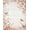 Blush Pink Ivory, Pattern 1, variant on ODIKA Pink Distressed Vintage Songbird Botanical Scroll Flower Boho for Entryway, Kitchen, Mudroom, Stain Resistant Flatwoven