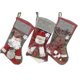 thumbnail image 1 of 3 medias navideñas con diseño de Papá Noel, muñeco de nieve y reno, compatibles con decoraciones navideñas, 1 of 5