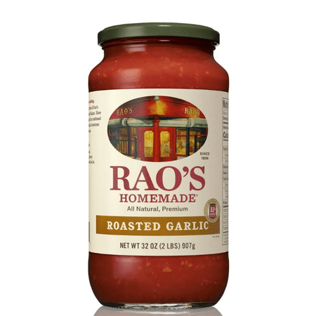 Rao's Homemade Roasted Garlic Pasta Sauce, Keto Friendly, Low Carb 32 oz