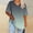 Mint Green, variant on Plus Size 4X Women's Short Sleeve Tops Sale Under $10 Free Shipping Summer Casual Loose Print Blouse