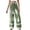 C-Green238, variant on DHFJKG Boho Pants Women High Waisted Wide Leg Casual Drawstring Ethnic Style Printed Flowy Palazzo Summer Beach Vacation Clothes Stylish Trousers