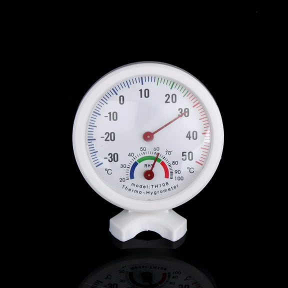 TH108 Indoor Analog Temperature Humidity Meter Thermometer Hygrometer -30 to 50°C H