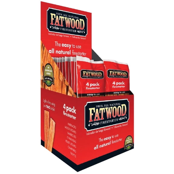 Fatwood Fire Starter Display (26-Pack) 9900