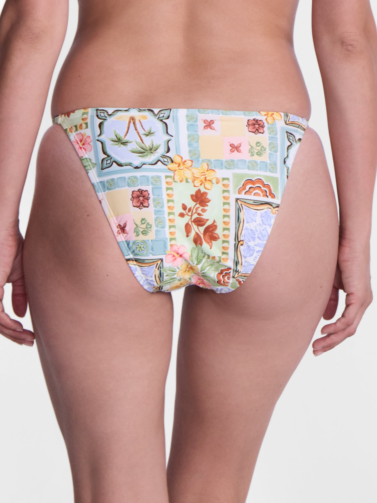 Time and Tru Women's Low Rise Cheeky Bikini Bottoms, Sizes XS-XL