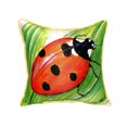 thumbnail image 3 of Betsy Drake SN457 12 x 12 in. Ladybug Small Indoor & Outdoor Pillow, 3 of 3