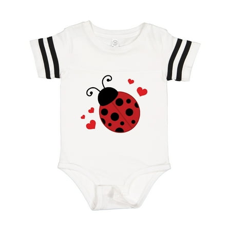 

Inktastic Lady Bug and Hearts Gift Baby Girl Bodysuit