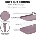 thumbnail image 2 of for iPhone 13 / Mini/Pro/Pro Max Case，Silicone Cases for Women Girly Men Clear Heart Pattern Flexible Protective Cover Shockproof Bumper Cute Shell (Purple, Pro), 2 of 8