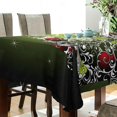 thumbnail image 3 of Coolnut Christmas Tree Tablecloth, Waterproof Washable Polyester Square Table Cover, Durable Tablecloth for Kitchen Dining Table Party Decor, 60"X 90", 3 of 7