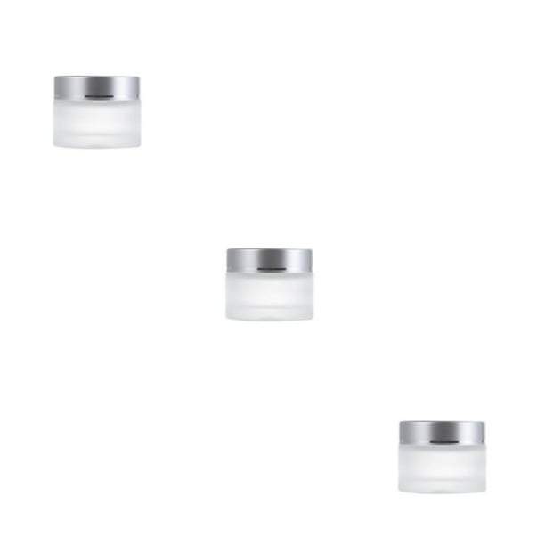 Vogacara Envase cosmético de vidrio reciclable - Frascos convenientes, ecológicos e inodoros Cosmético mate Type1 NO1