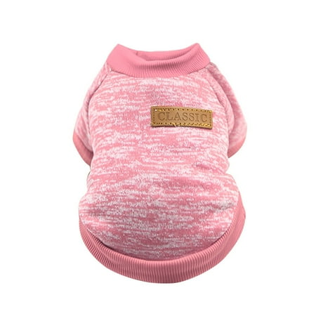 Pet Dog Puppy Classic Dog Clothes for Girls Large Sweater Sweater Clothes Dog Warm Clothes Big Dog Warm Sweater Winter