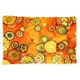 thumbnail image 1 of Carolines Treasures 8987PILLOWCASE Abstract Flowers in Oranges & Yellows Fabric Standard Pillowcase, 1 of 2
