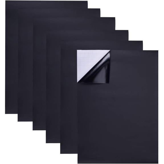 Chalkboard Sticker Labels Waterproof PVC Decals Handwritten Label Stickers Black 29x21x0.03cm