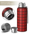 thumbnail image 2 of Christmas 20oz Stainless Steel Thermal Bottle with Tea Filter and Cup Lid, Vacuum Insulated Coffee Mug with 316L Inner Liner, Leakproof Travel Thermos for Office, Commute & Outdoor, 2 of 7