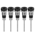 thumbnail image 1 of Delaman Banana Socket 5 Piezas 4 mm Enchufe Jack niquelado latón Terminal Post Set Kit(Negro), 1 of 14