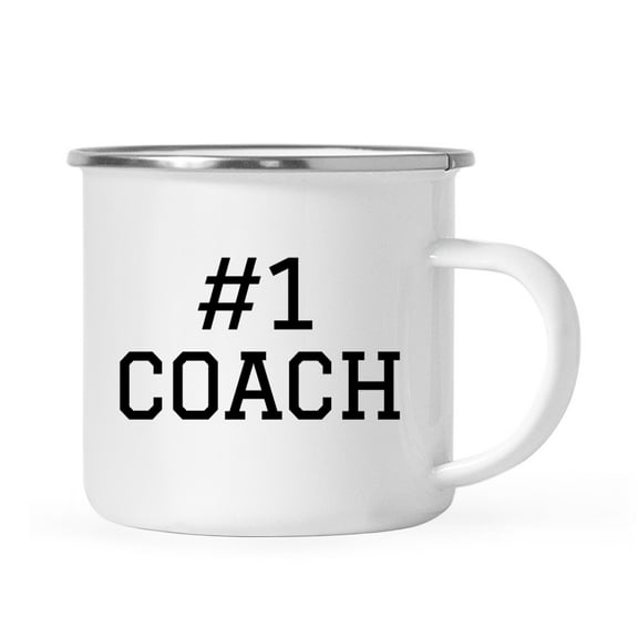 Koyal Wholesale Campfire Coffee Mug Thank You Gift, #1 Coach, Set of 1