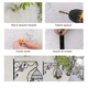 thumbnail image 2 of 2 Pzs Soportes Para Plantas Colgantes Para Colgar Macetas Xtellar negro, 2 of 4