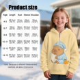 thumbnail image 7 of Pzuqiu Capybara Hooded Sweatshirts for Girls 4-5 Lightness Comfortable Children's Long Sleeve Sweatshirt Versatile Fall Outfits Fashion Clothing Practical for Teens Girls Kids, 7 of 7