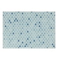 thumbnail image 1 of Blue and White Cutting Board, Minimalist Rain Drops Motive in Tones Tears of Earth Air Gravity Image Art, Decorative Tempered Glass Cutting and Serving Board, Small Size, Pale Blue, by Ambesonne, 1 of 1