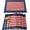 Independence Day2901, variant on 4th of July Placemats Set of 4 Red Blue Stripes Stars Place Mats American Flag Independence Day Tablemats July 4th Place Mats Table Decoration for Memorial Day Holiday Celebration Dinner Party
