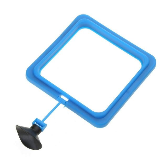 Betta Feeding Ring Round Square Floating Feed Circles Suitable for Small Fish Reducing Waste & Maintain Water Quality