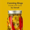 thumbnail image 4 of Denali Regular Mouth Canning Rings | 12-Pack | Forged Steel Bands | Fits Traditional Mason Jars, Ball or Kerr | Denali is a USA Company, 4 of 6
