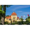 thumbnail image 2 of Bibikow, Walter 18x13 Gold Ornate Wood Framed with Double Matting Museum Art Print Titled - Sweden-Scania-Malmo-Kungsparken park-Casino-exterior, 2 of 4