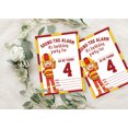 thumbnail image 4 of Darling Souvenir White Birthday Invitation Card Printable Fill or Write In Blank Invites Party Supplies Pack Of 28 5 x 7 Inches, 4 of 5
