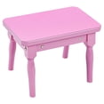 thumbnail image 6 of Classical Kids Piano 30 Keys Wood Toy Mini Grand Piano with Bench Pink, 6 of 6