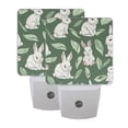 thumbnail image 7 of Cute Rabbit and Leaf Night Light 2 Pack LED Nightlight Plug into Wall Dusk to Dawn Sensor Soft White, 7 of 7