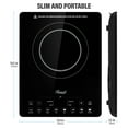 Portable Induction Cooktop Countertop Burner, 1500W Electric Induction