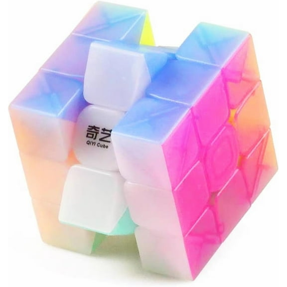 QY Toys Warrior W 3x3 Jelly Speed Cube Puzzle Warrior W 3x3x3 Jelly Magic Cube