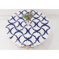 thumbnail image 3 of Handmade Mother of Pearl Inlay Coffee Table: Floral Living Room Furniture, 3 of 5