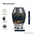 thumbnail image 2 of Blue Paper With Deer Foreground Moon Cremation Urns For Men -mini Urns For Human Ashes- Cremation Urns For Adult Ashes Men - Decorative Urns - Urns For Ashes Adult Male (Size-3inch,2pcs), 2 of 5