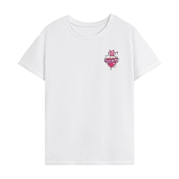 Camiseta para mujer con cuello redondo, camiseta básica para mujer, para senderismo, desplazamientos, caminar S