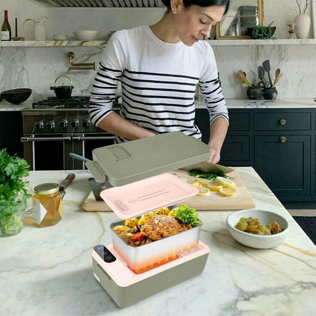 Kitchen Gadgets Portable Lunch Box Rechargeable Insulated Food Heater
