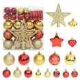 thumbnail image 1 of vidaXL 70 Piece Christmas Bauble Set Gold and Red, 1 of 5