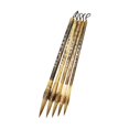 thumbnail image 3 of GUOOL 5 Pieces Chinese Brushes Beginners Professional Painting Brushes Brown, 3 of 9