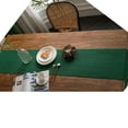 thumbnail image 5 of Table Runner Burlap Runners Cotton Linen with Tassel Black Table Runner for Rustic Wedding Party Modern Farmhouse Kitchen Dining Table Decor, 5 of 5