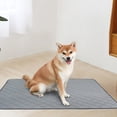 thumbnail image 2 of 2 piezas de forro polar para jaulas de conejillos de indias, alfombrillas reutilizables, lavables, impermeables, almohadillas para orinar para gatitos y cachorros, 2 of 5